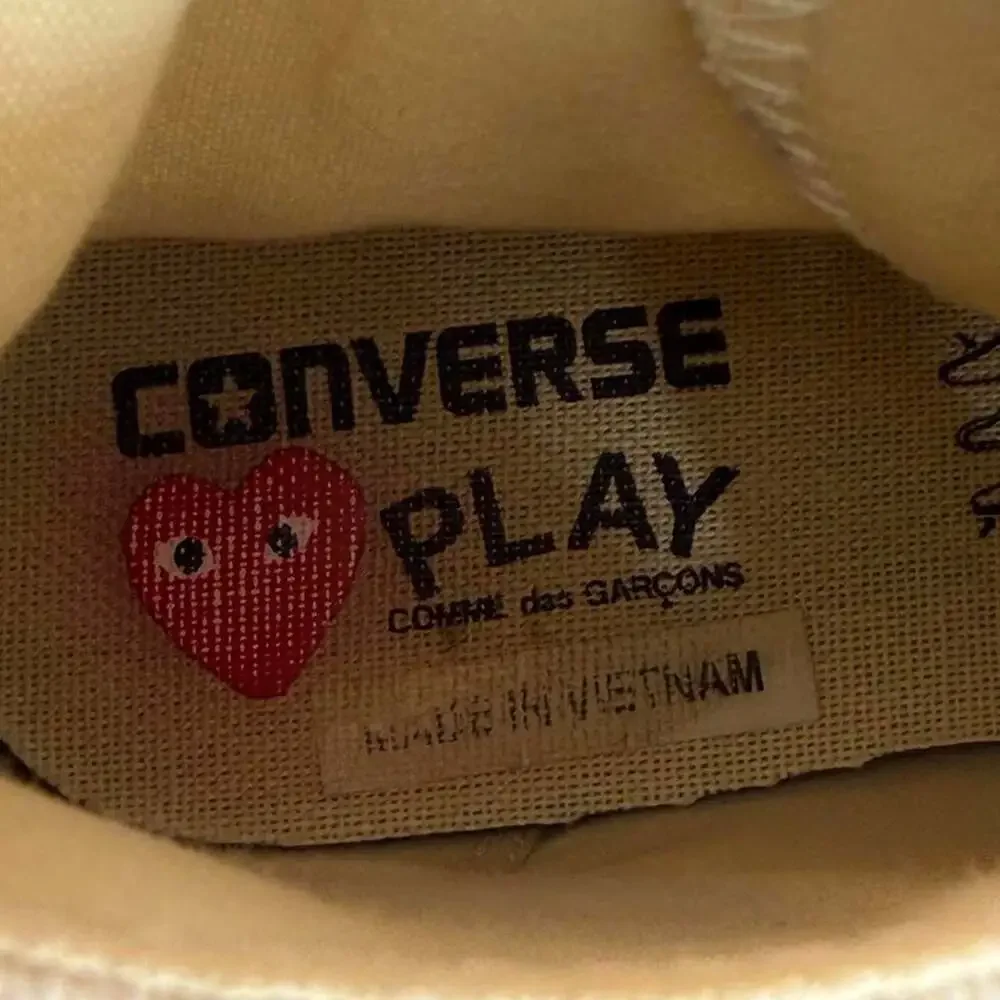 CDG PLAY x Converse Chuck Taylor All Star High-Top Sneakers | Women’s Size 8